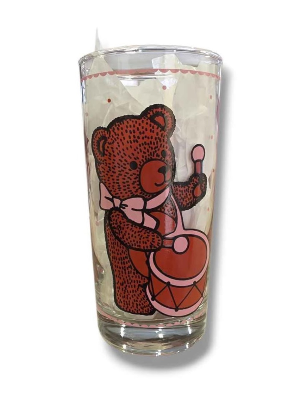 1980s Teddy Bear Drinking Glasses - Set of 4 - Picture 4 of 5